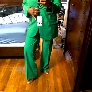 NWT Zara Green Suit